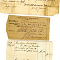 Campbell Receipts 1869-1887
