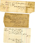 Campbell Receipts 1869-1887
