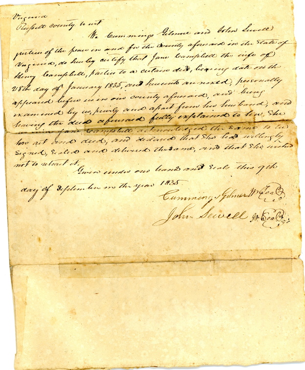 Henry to Abraham Deed2 1835