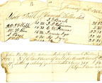 JW Martin Fullen Receipts 1868-72