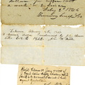 JW Martin Receipts 1840s